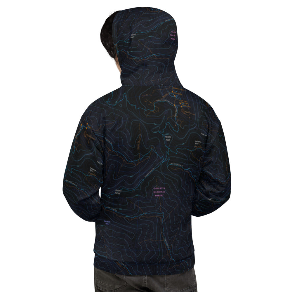 Hyalite Midnight Treeline Hoodie