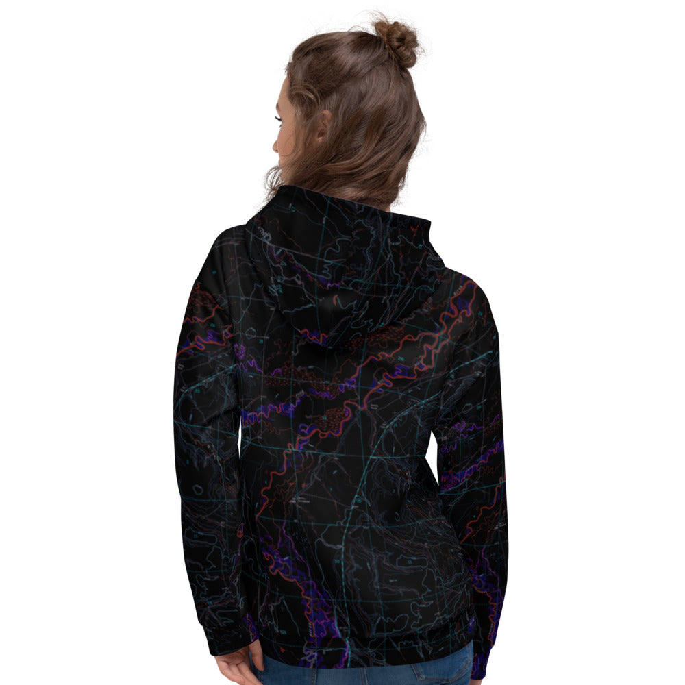 Big Hole River Midnight Treeline Hoodie