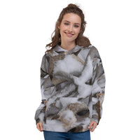 Deep Snow Treeline Hoodie