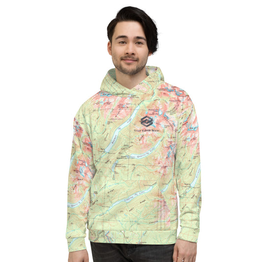 Bowman Lake Treeline Hoodie