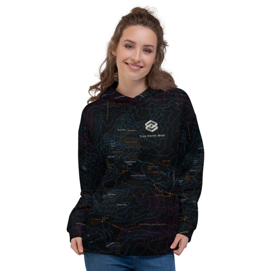 Grand Teton Midnight Treeline Hoodie