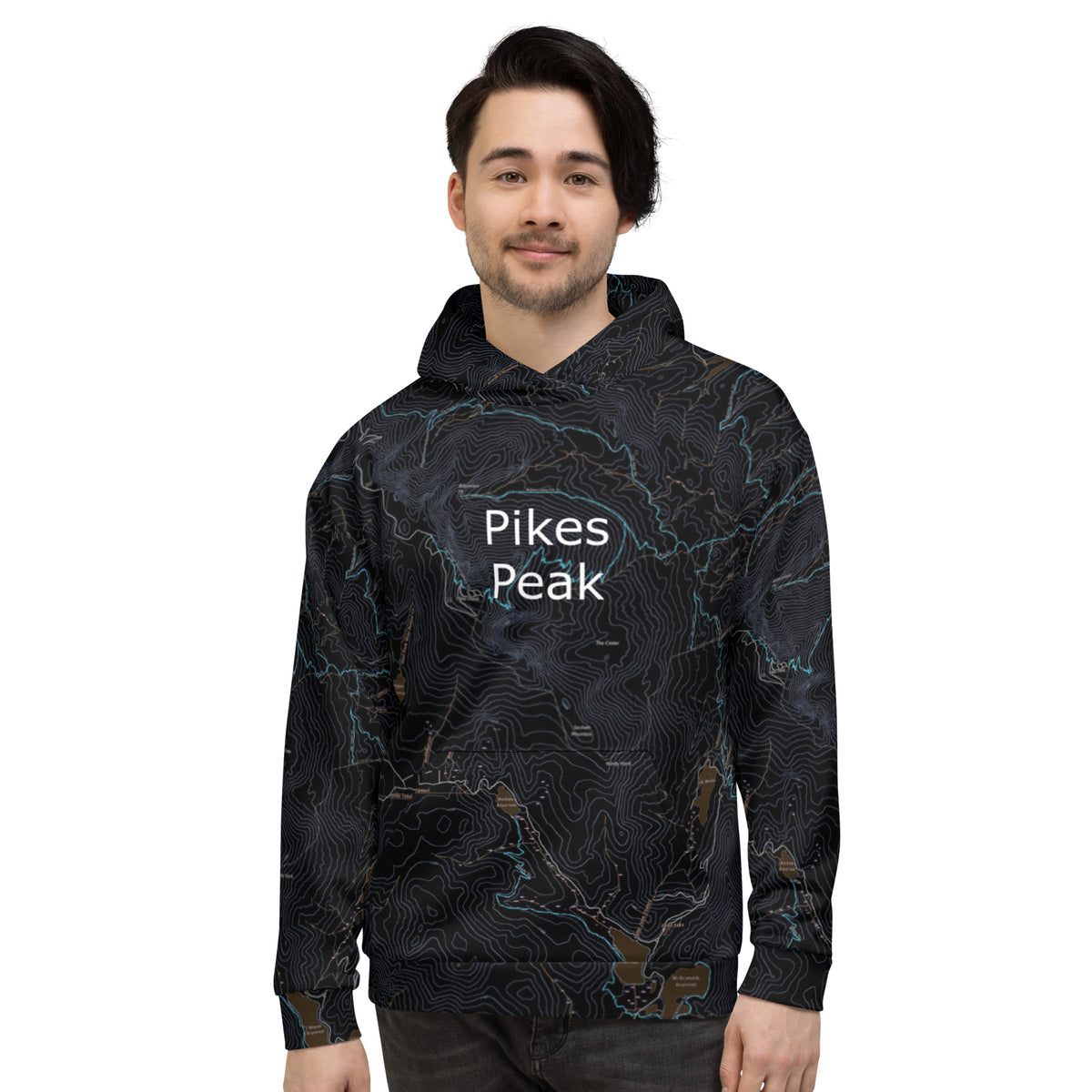 Pikes Peak Midnight Treeline Hoodie