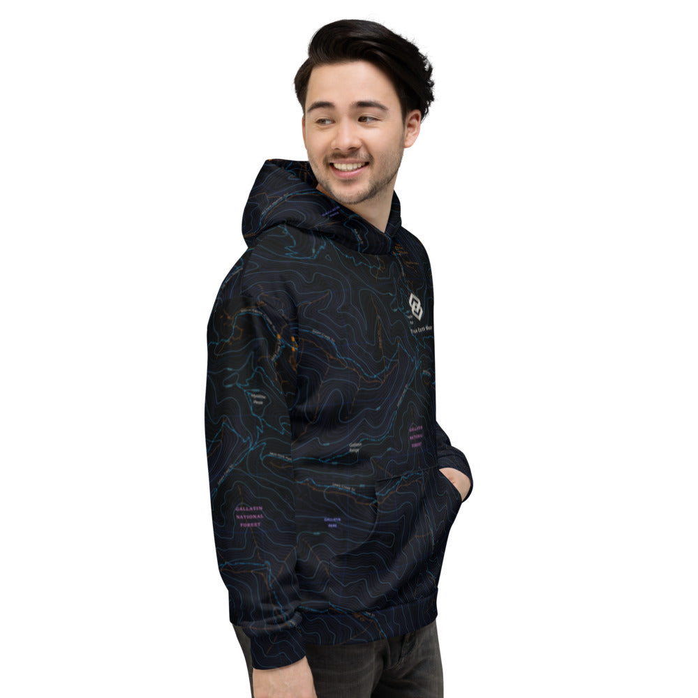 Hyalite Midnight Treeline Hoodie