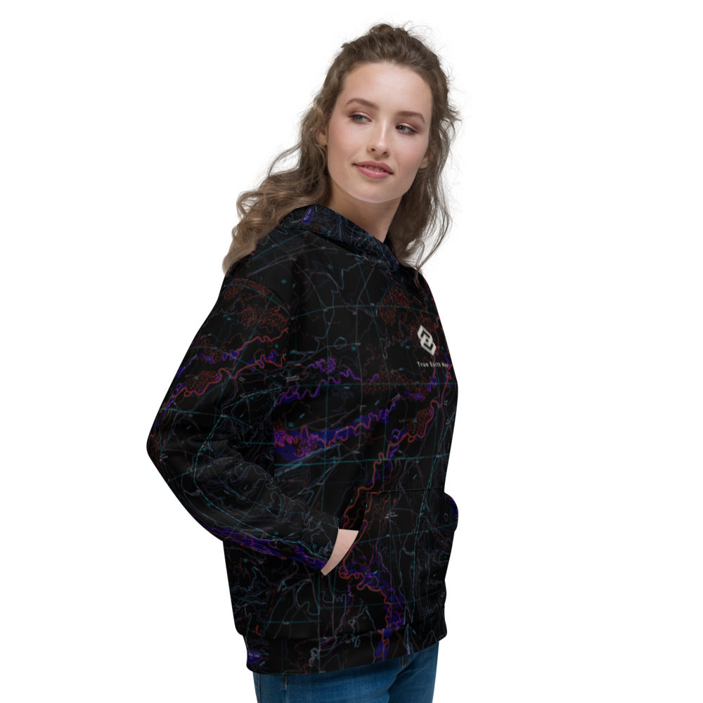 Big Hole River Midnight Treeline Hoodie
