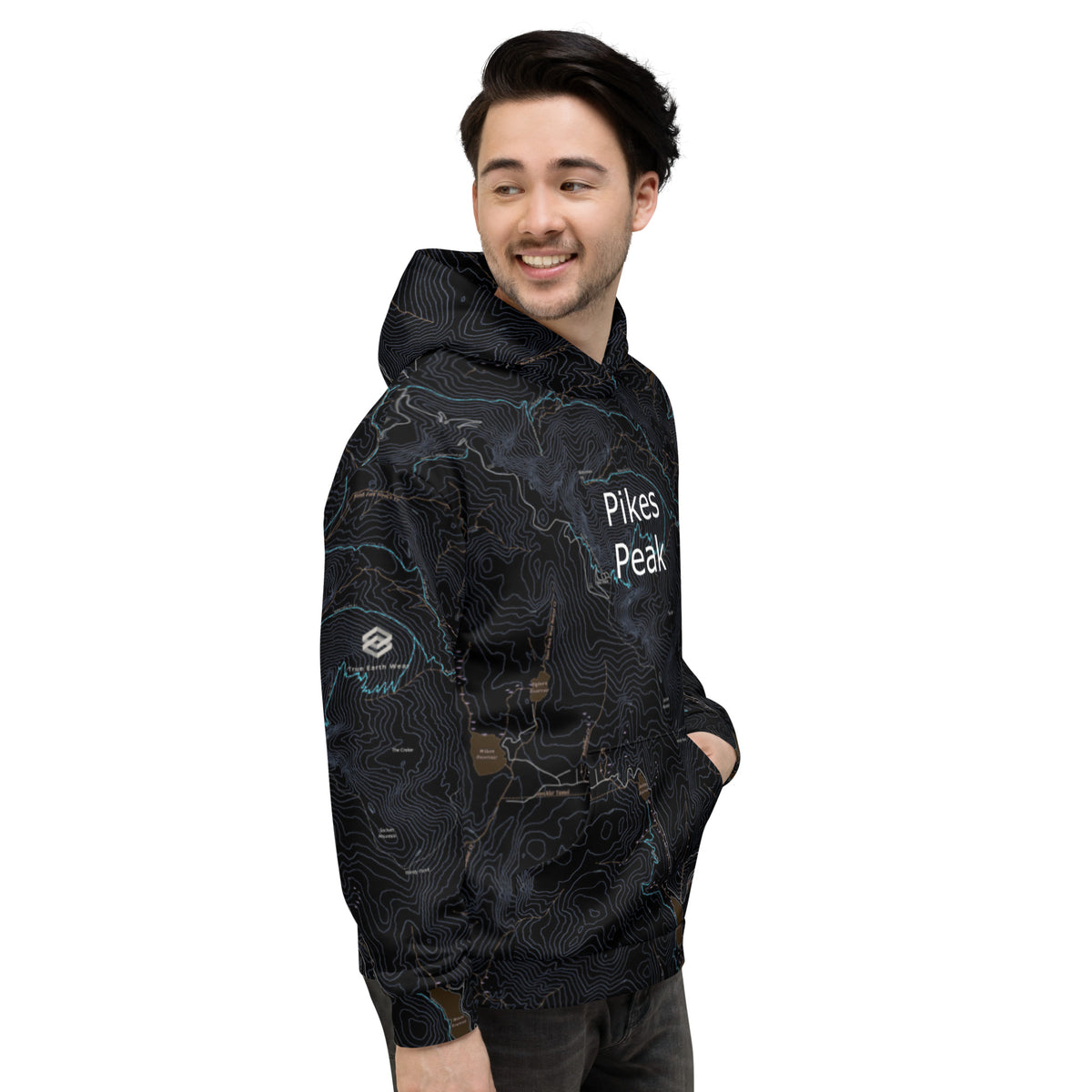 Pikes Peak Midnight Treeline Hoodie