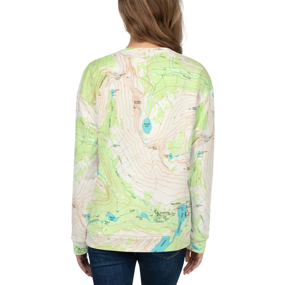 Many Glacier Unisex Sweatshirt