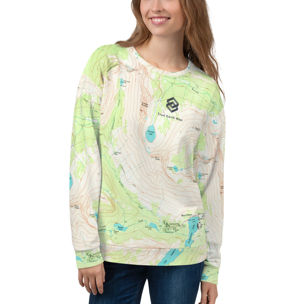 Many Glacier Unisex Sweatshirt