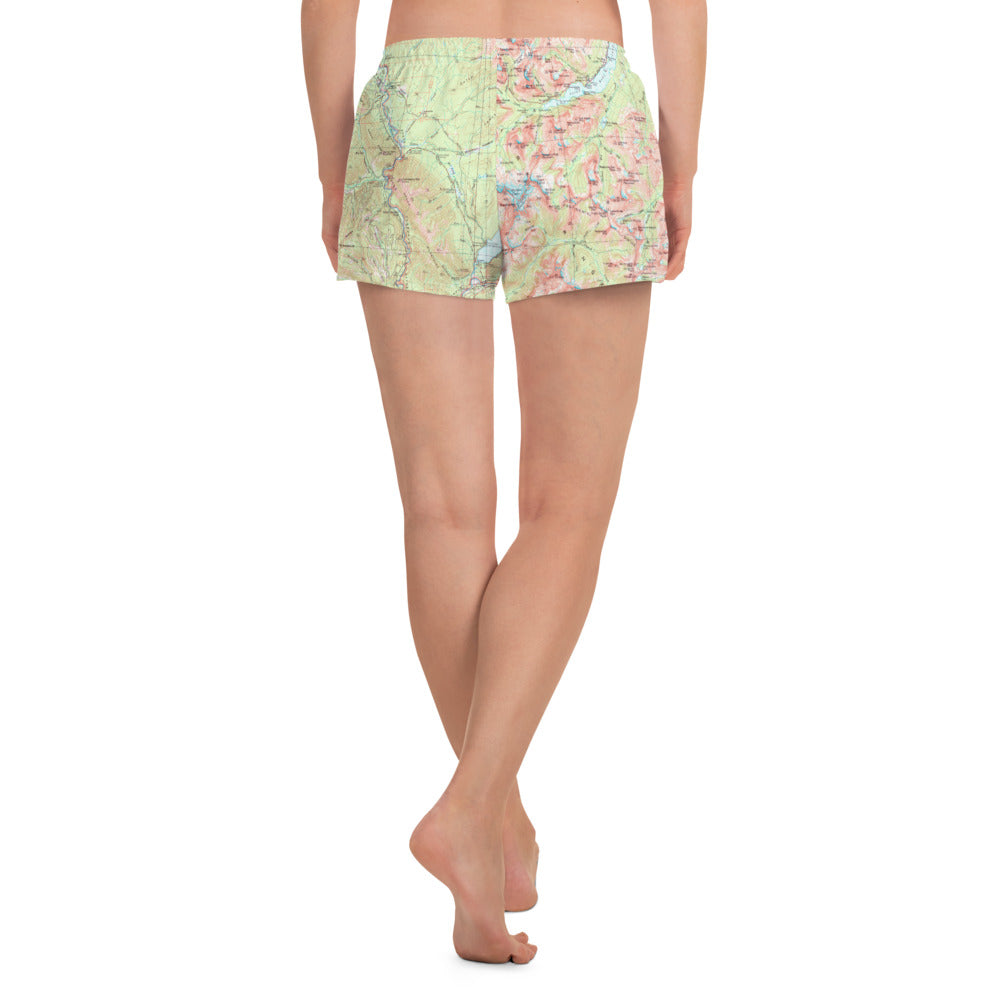 Lake McDonald Women's Athletic Short Shorts