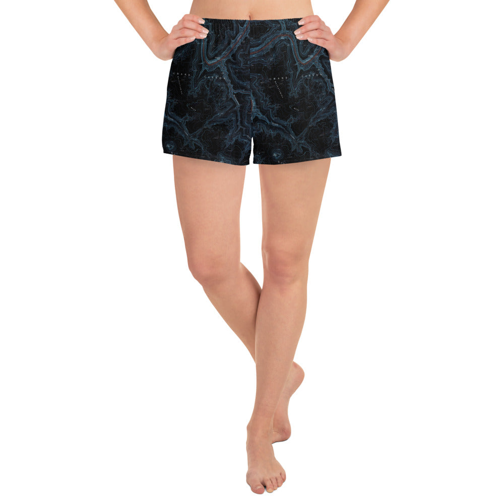 Grand Canyon Midnight Women's Athletic Short Shorts