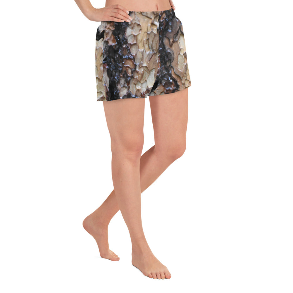 Black Ponderosa Women's Athletic Short Shorts