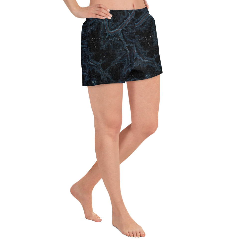 Grand Canyon Midnight Women's Athletic Short Shorts