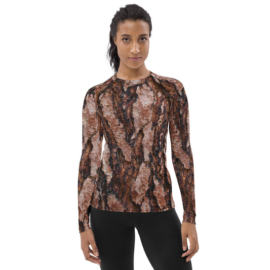 Red Ponderosa Women's Rash Guard