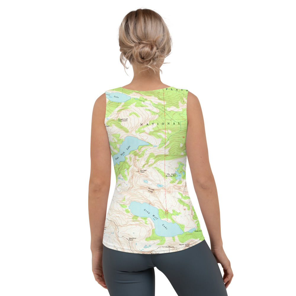 Gray Wolf Women's Tank Top