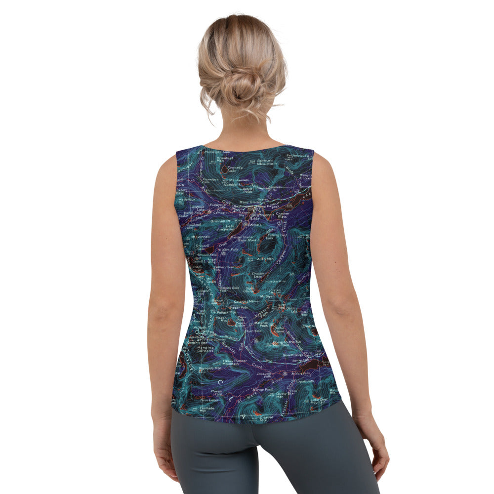 Many Glacier Midnight Tank Top