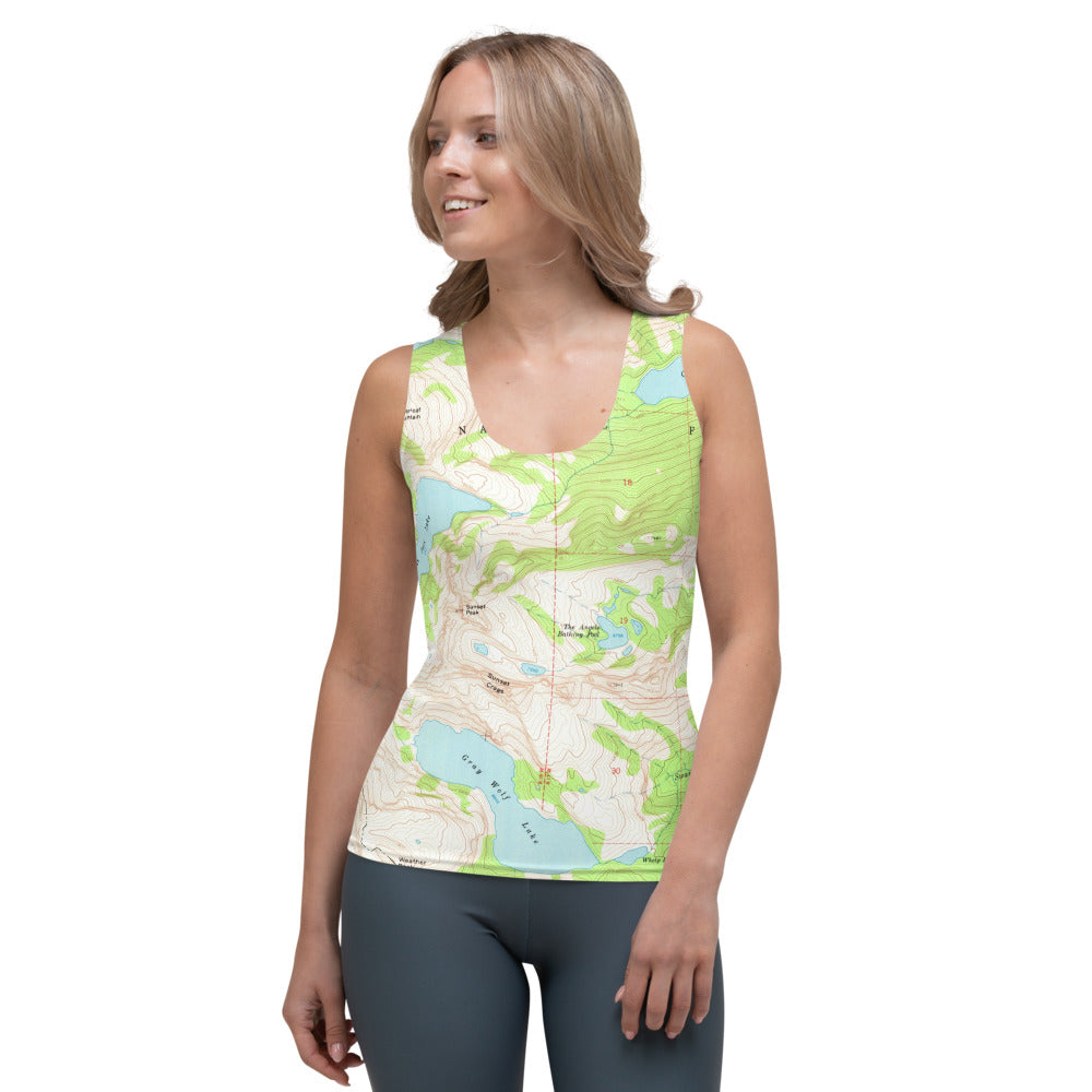 Gray Wolf Women's Tank Top