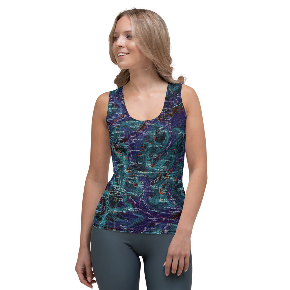 Many Glacier Midnight Tank Top