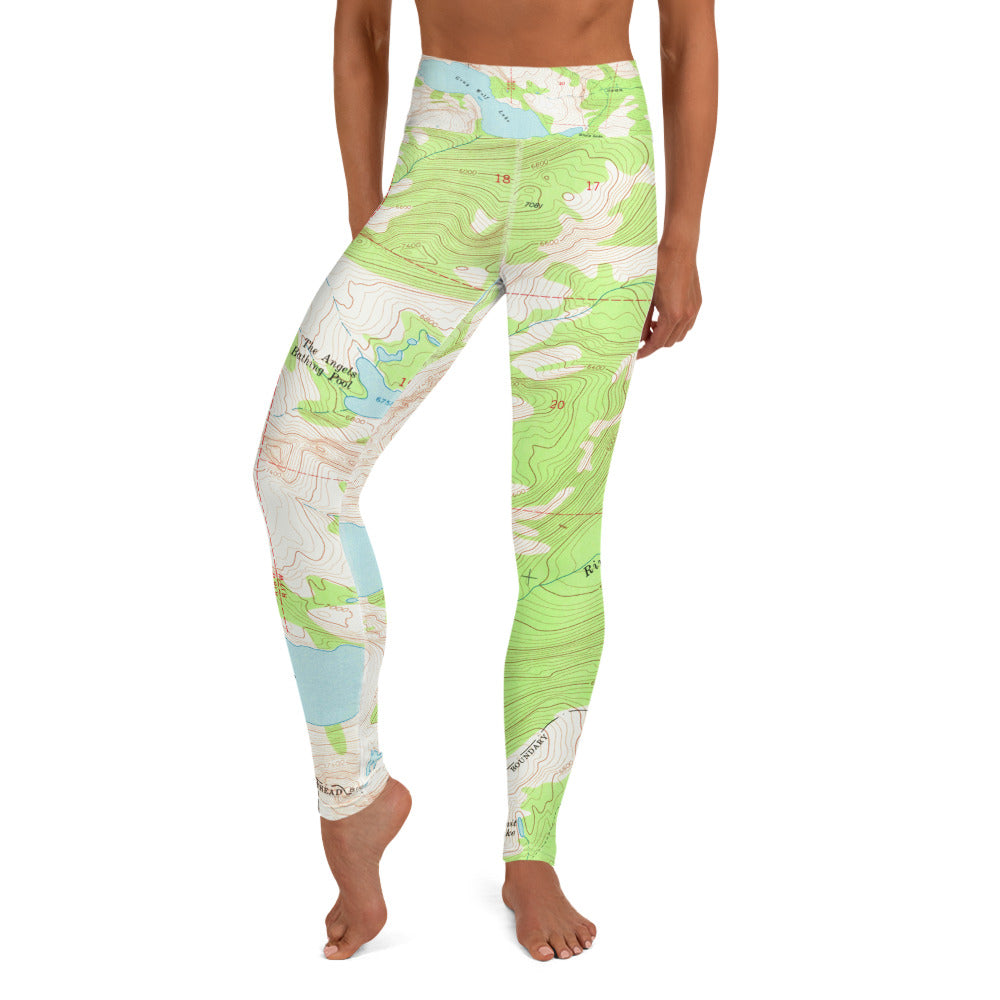 Gray Wolf Yoga Leggings