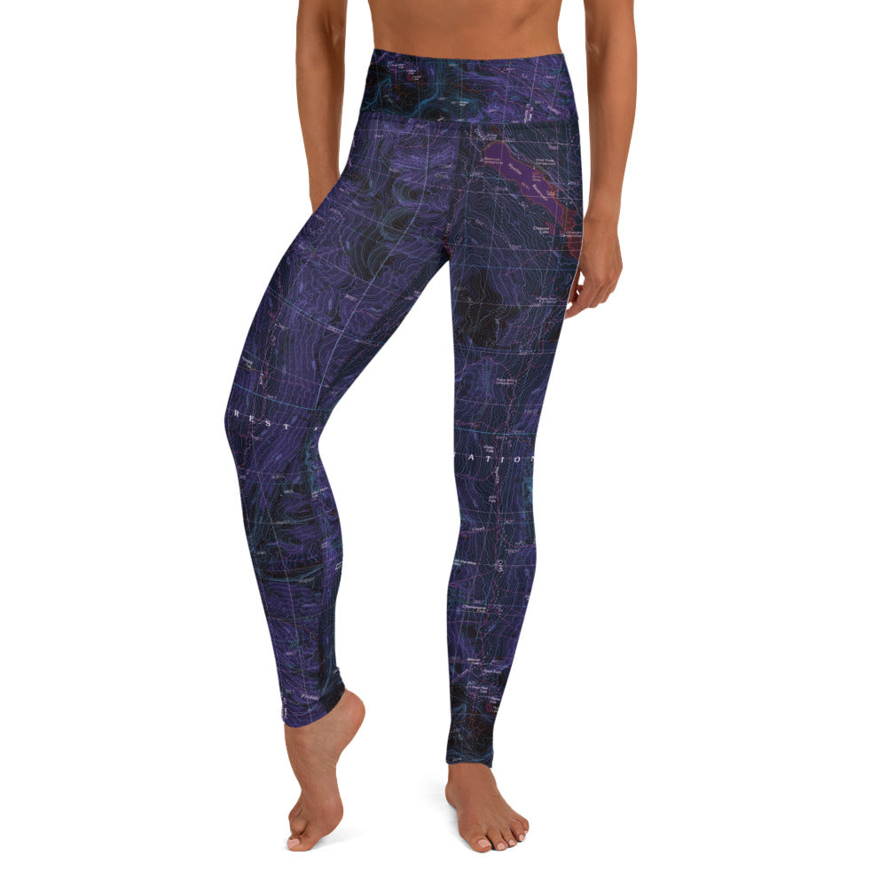 Hyalite Midnight Yoga Leggings