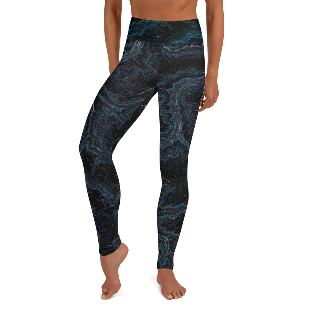 Grand Canyon Midnight Yoga Leggings