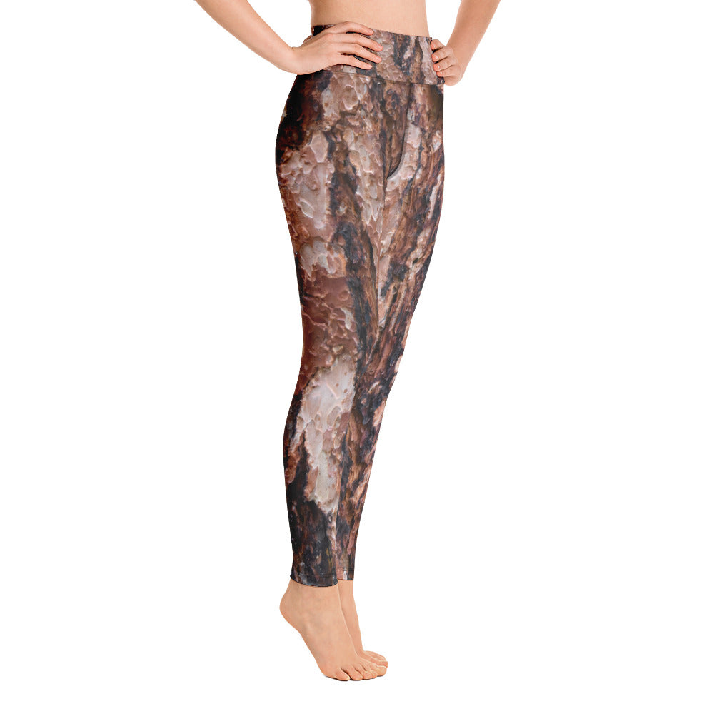 Red Ponderosa Yoga Leggings