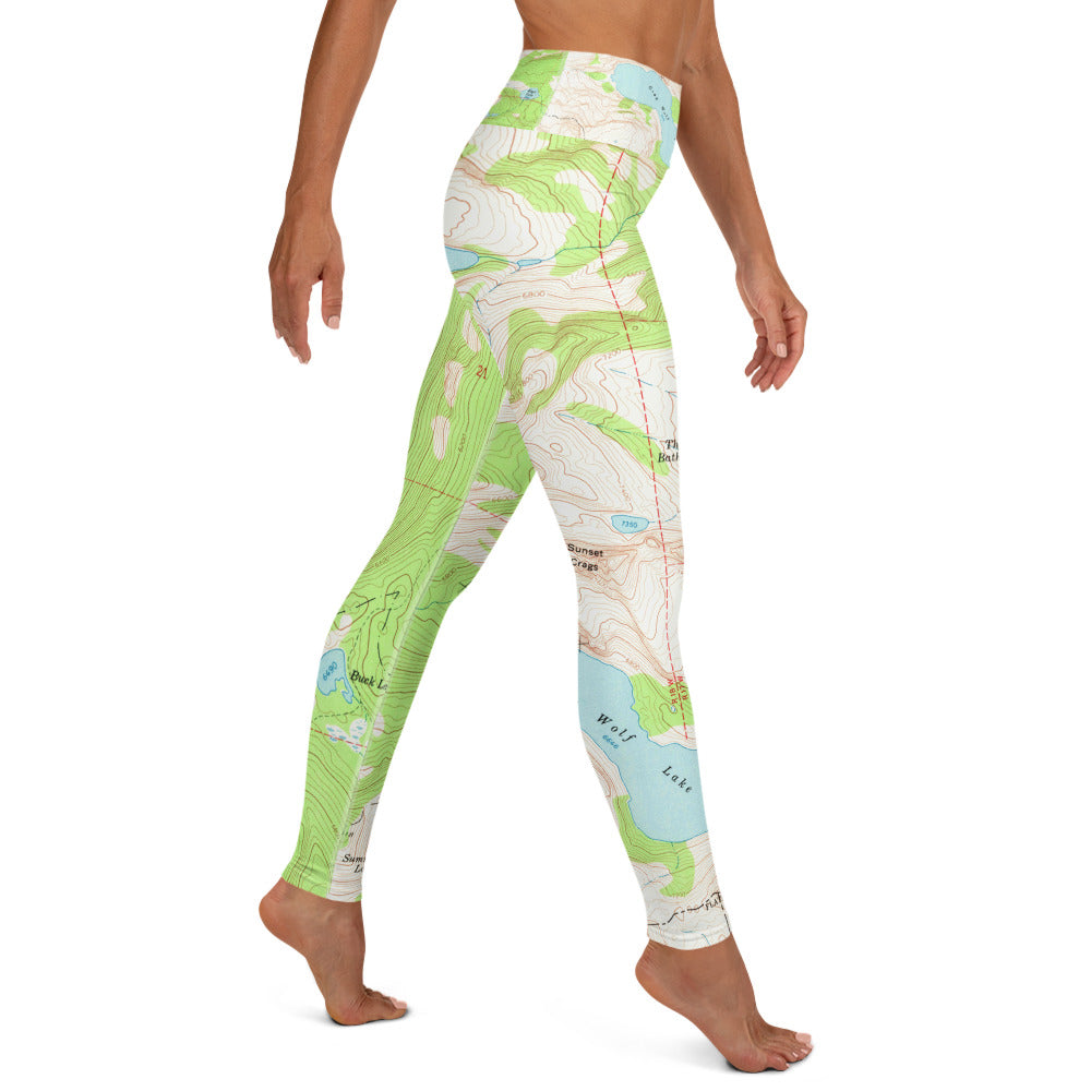 Gray Wolf Yoga Leggings