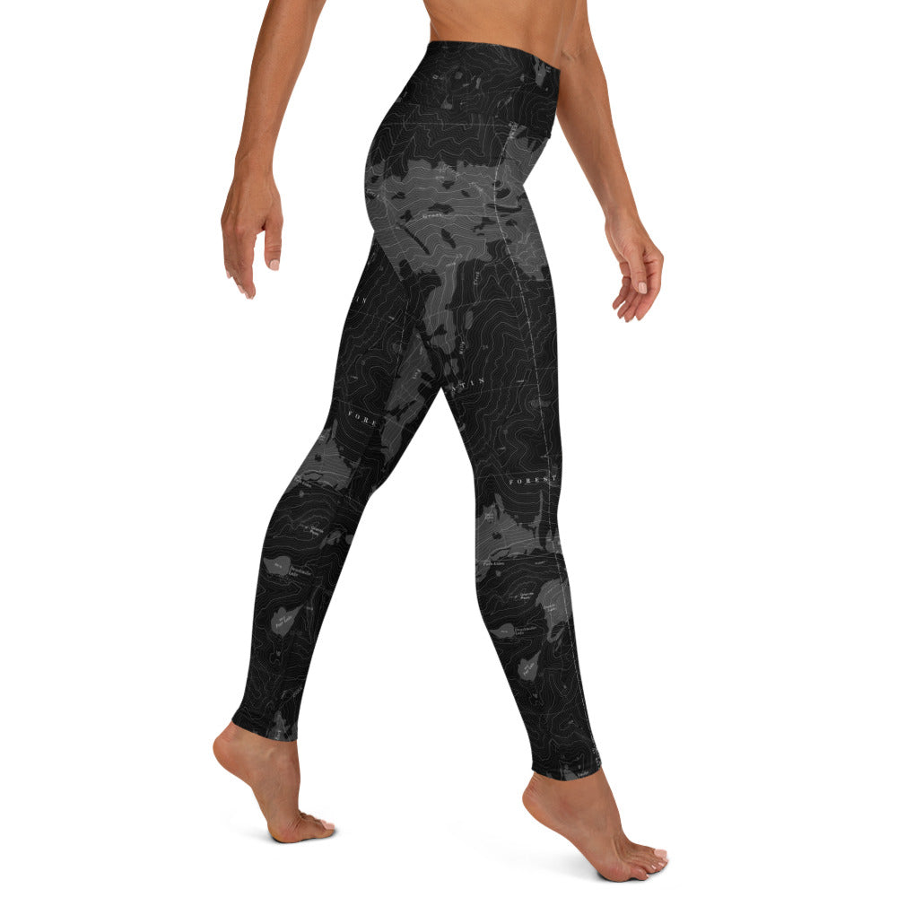 Crazy Mountains Lights Out Yoga Leggings