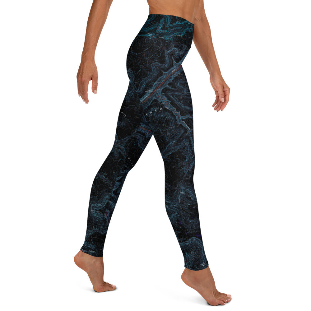 Grand Canyon Midnight Yoga Leggings