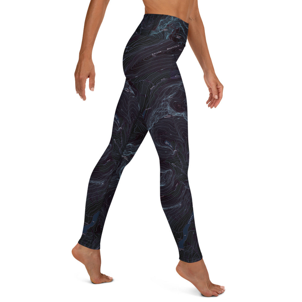 Mount Cleveland Midnight Yoga Leggings