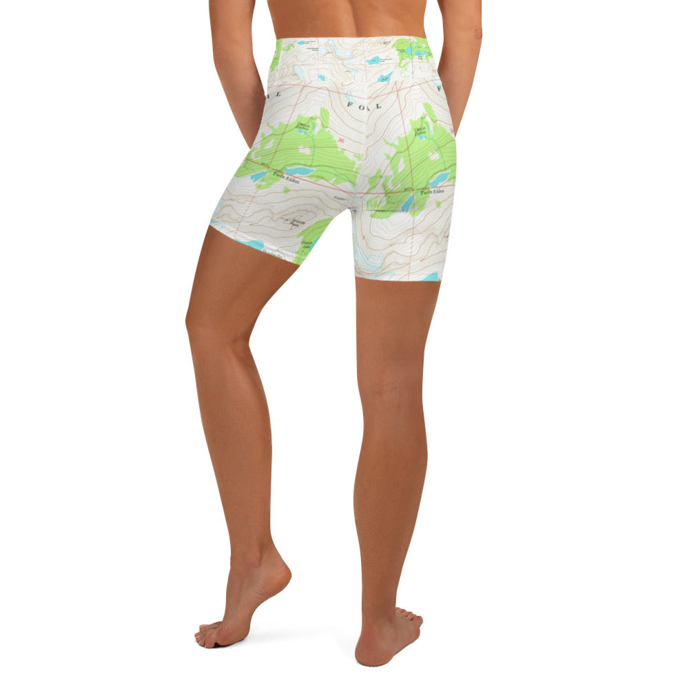 Crazy Mountains Yoga Shorts