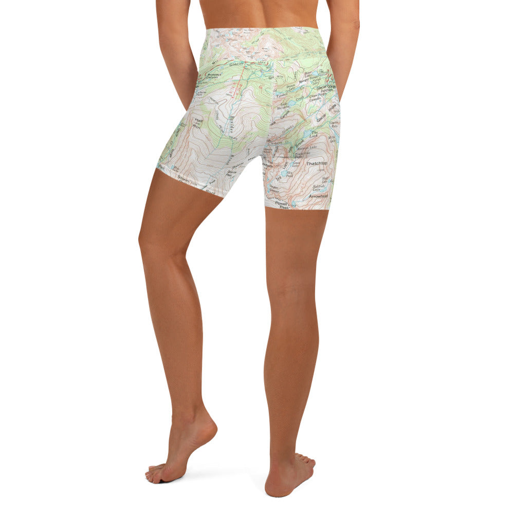 Longs Peak Yoga Shorts