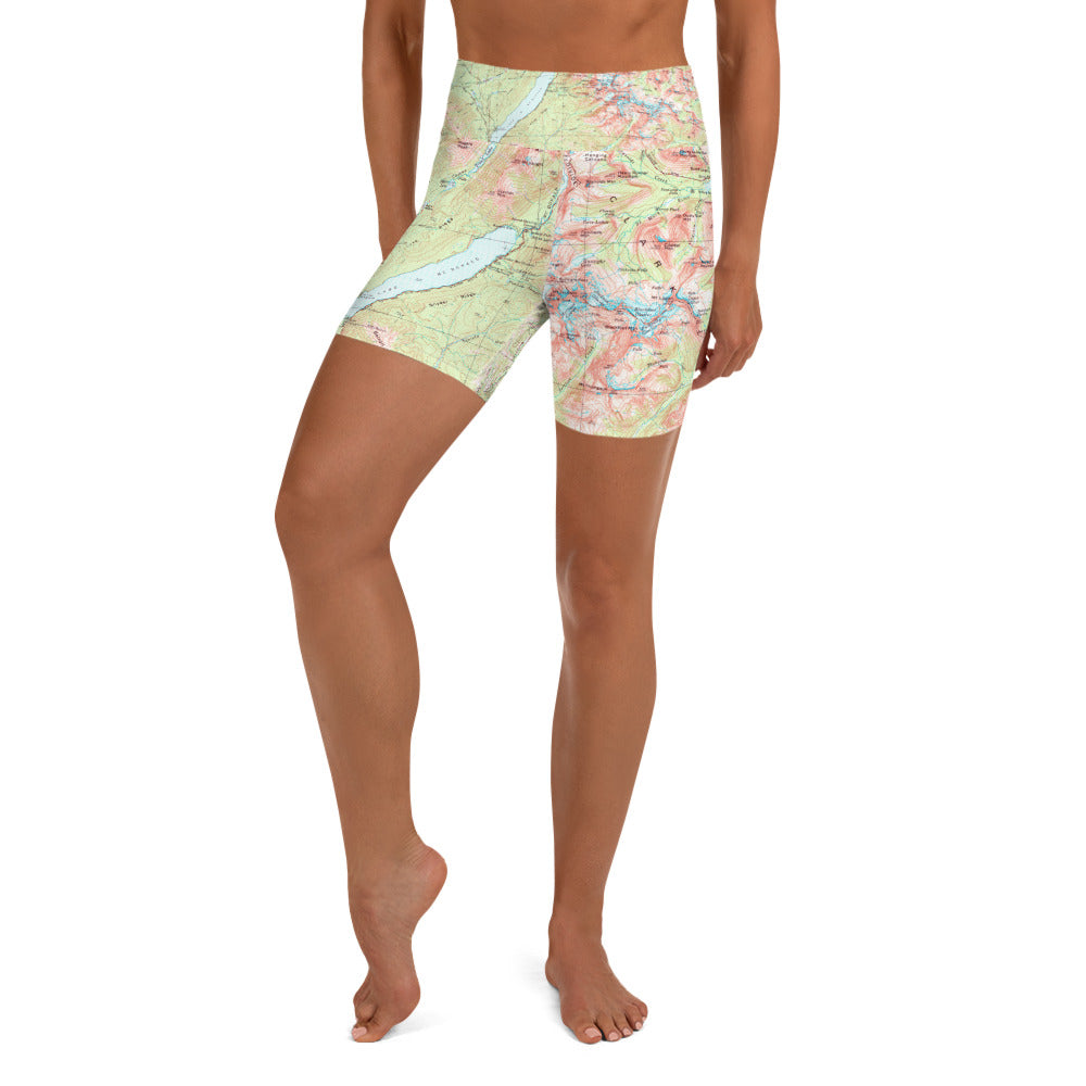 Lake McDonald Women's Yoga Shorts