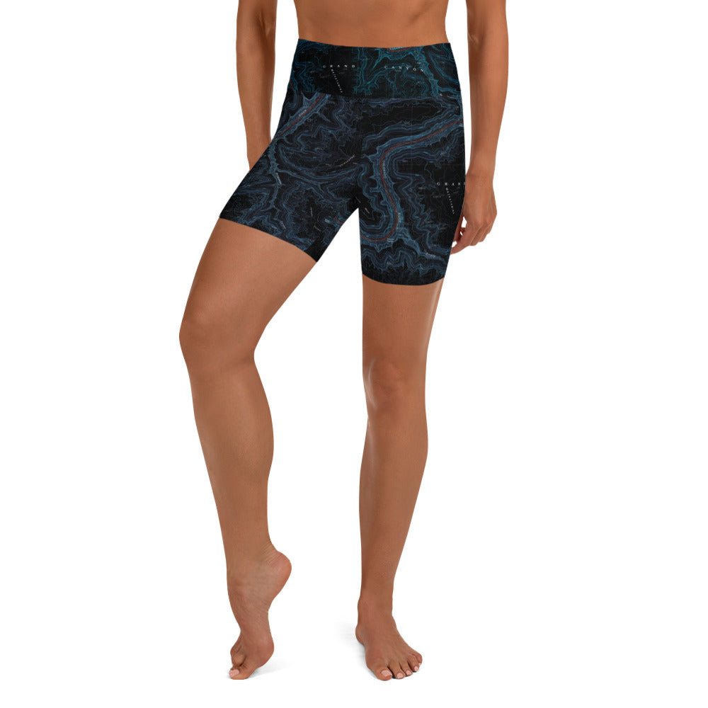Grand Canyon Midnight Yoga Shorts