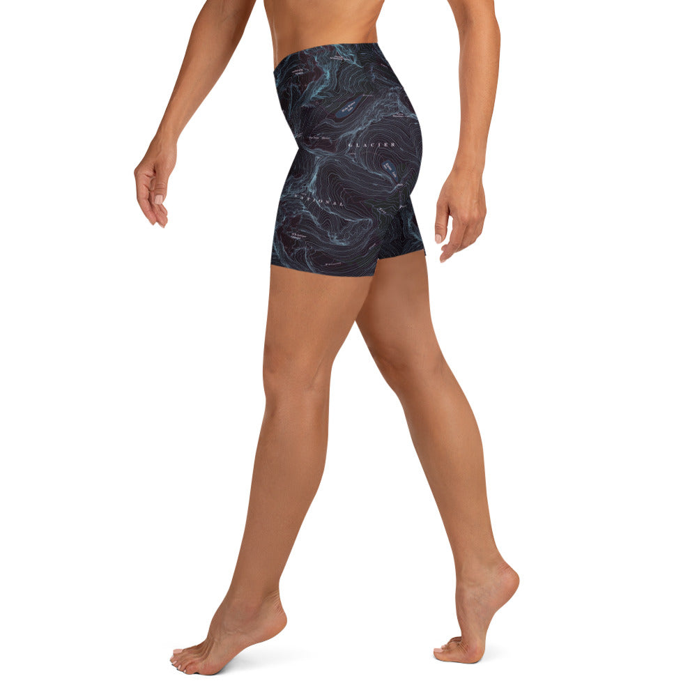 Mount Cleveland Midnight Yoga Shorts Yoga Shorts