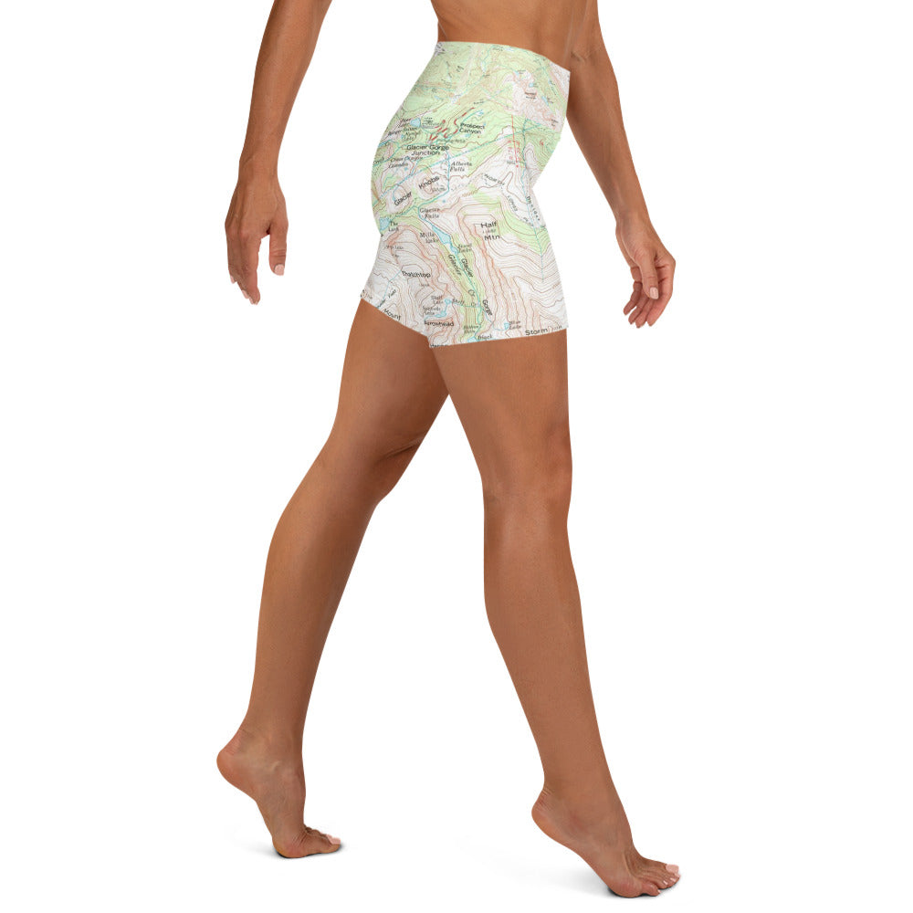 Longs Peak Yoga Shorts
