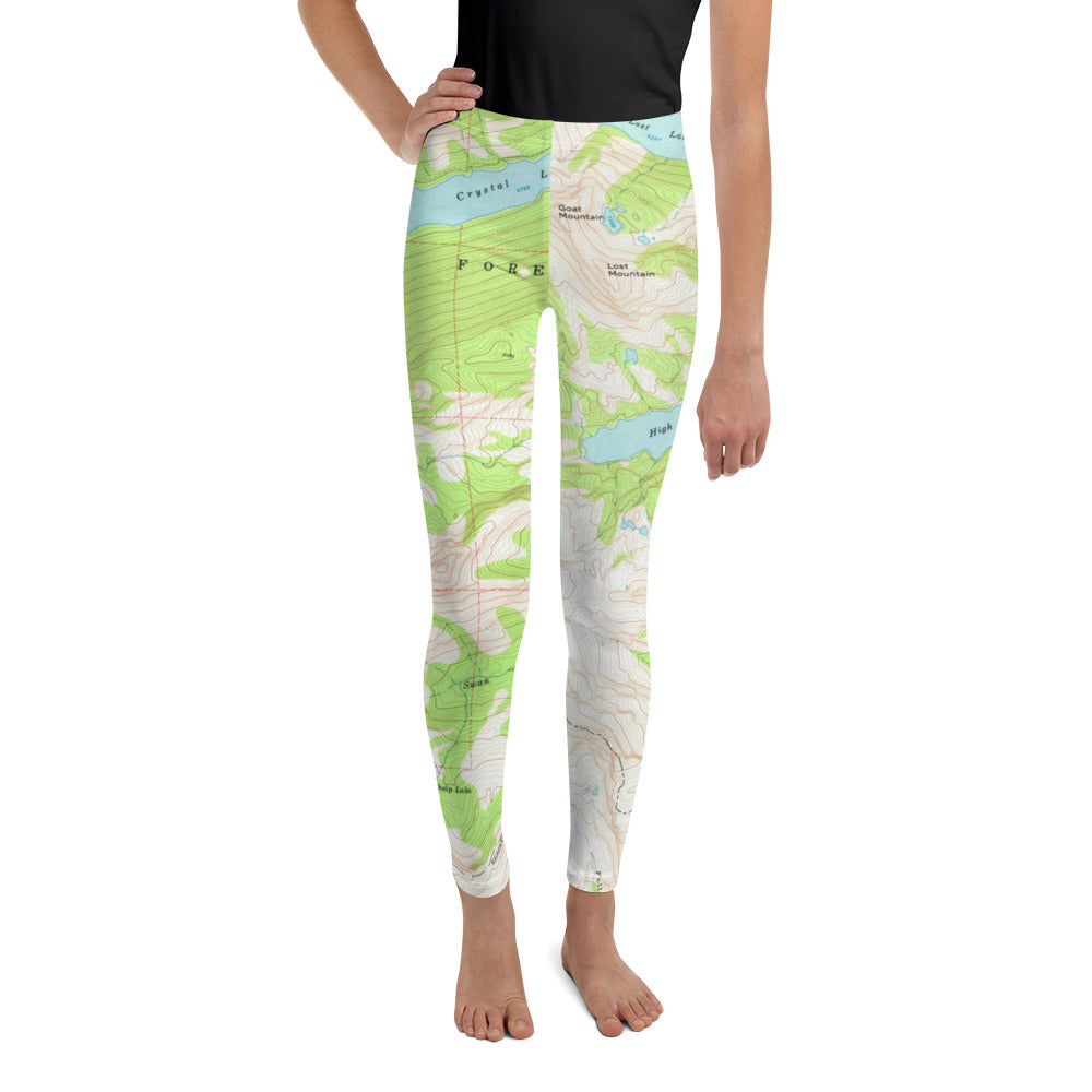 Gray Wolf Youth Leggings