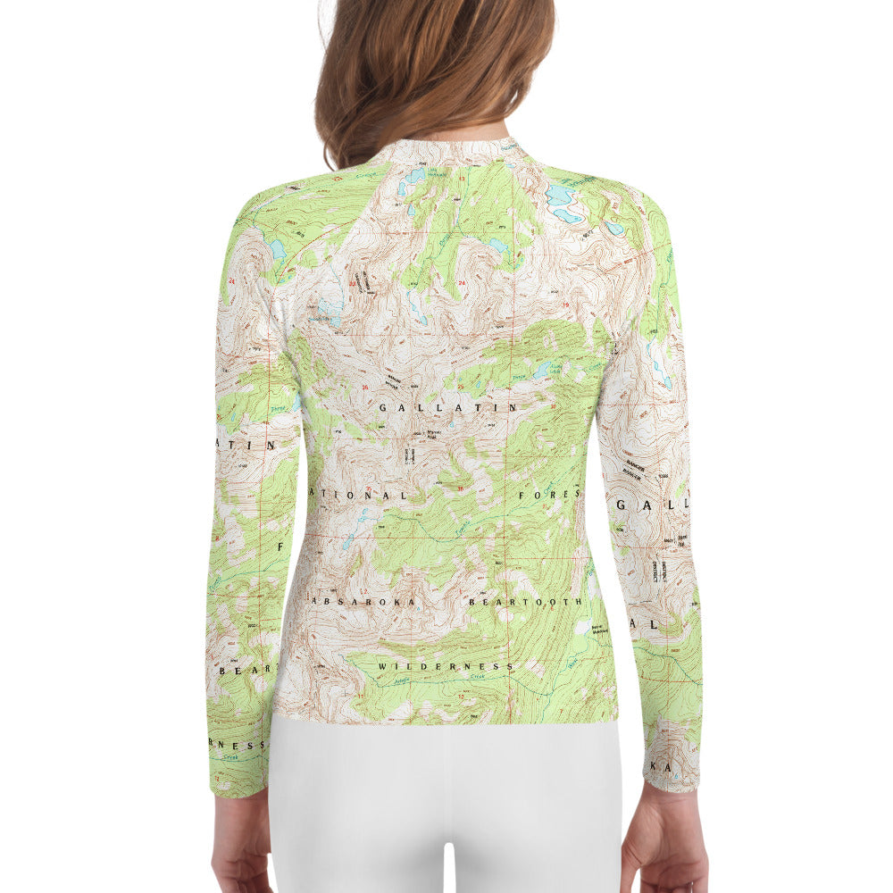 Absaroka Beartooth Youth Rash Guard