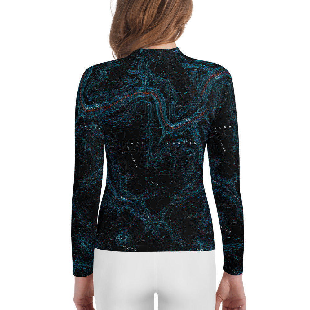 Grand Canyon Midnight Youth Rash Guard