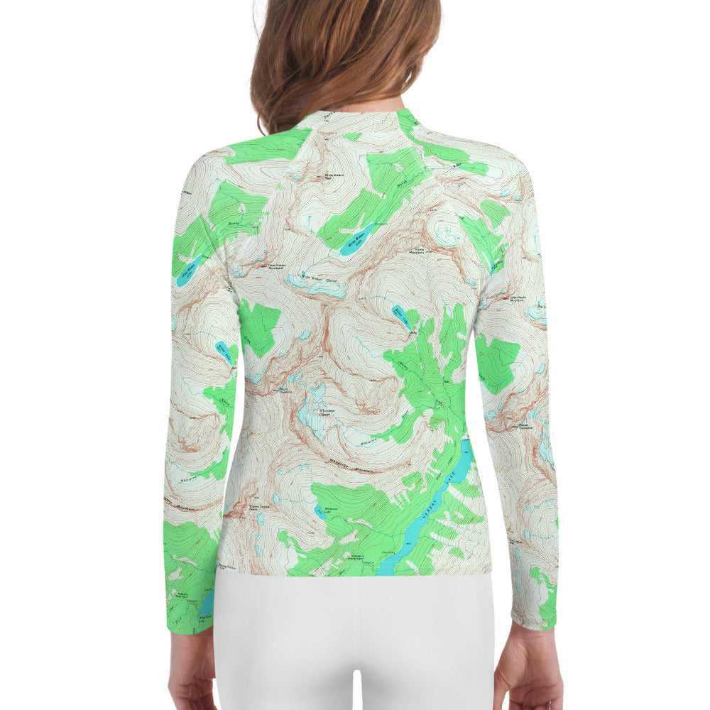 Mount Cleveland Youth Rash Guard