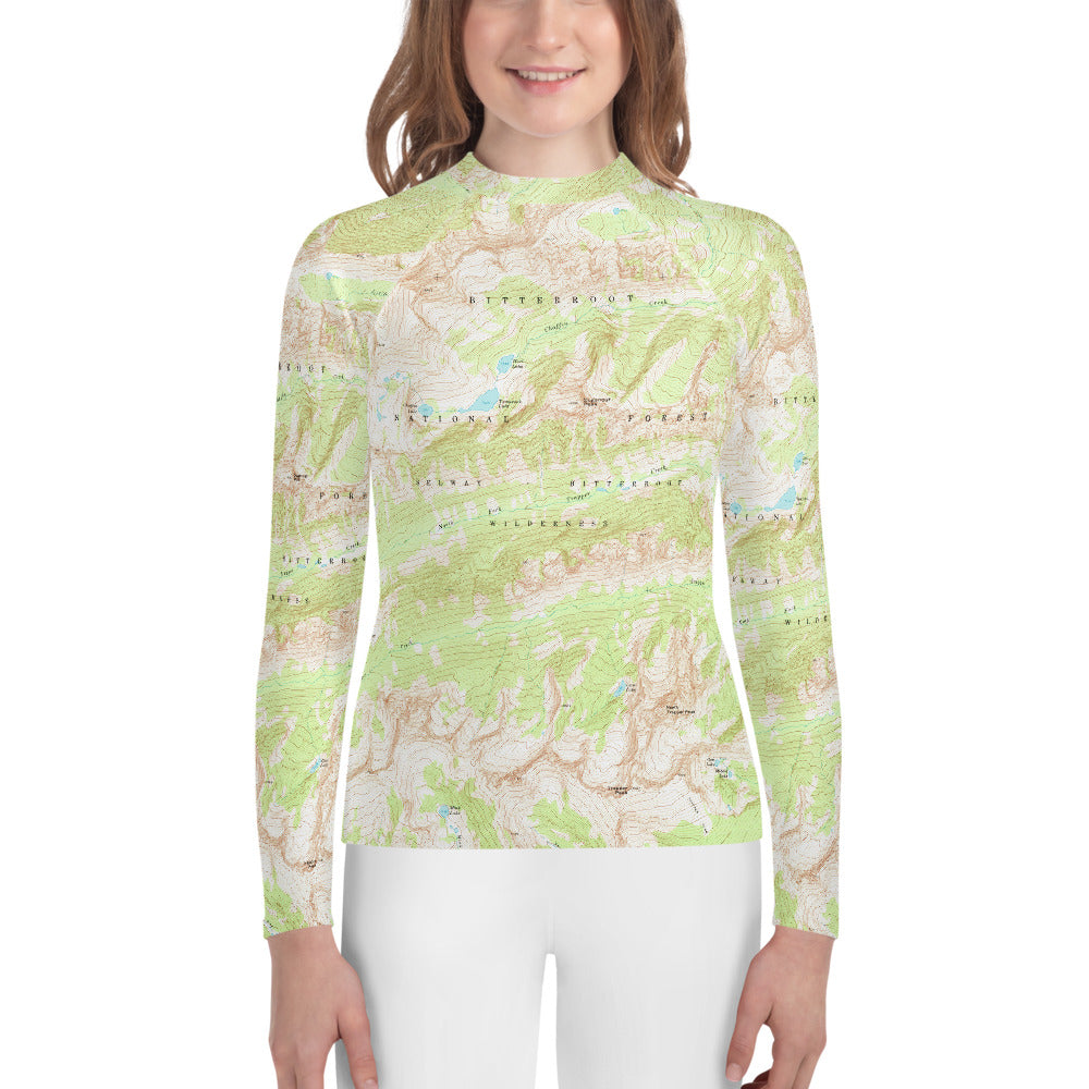 Trapper Peak Youth Rash Guard