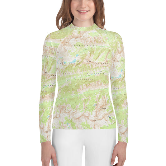 Trapper Peak Youth Rash Guard