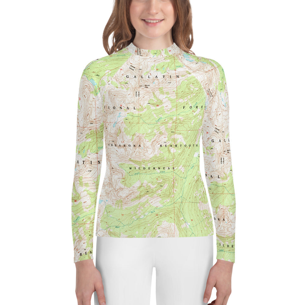 Absaroka Beartooth Youth Rash Guard