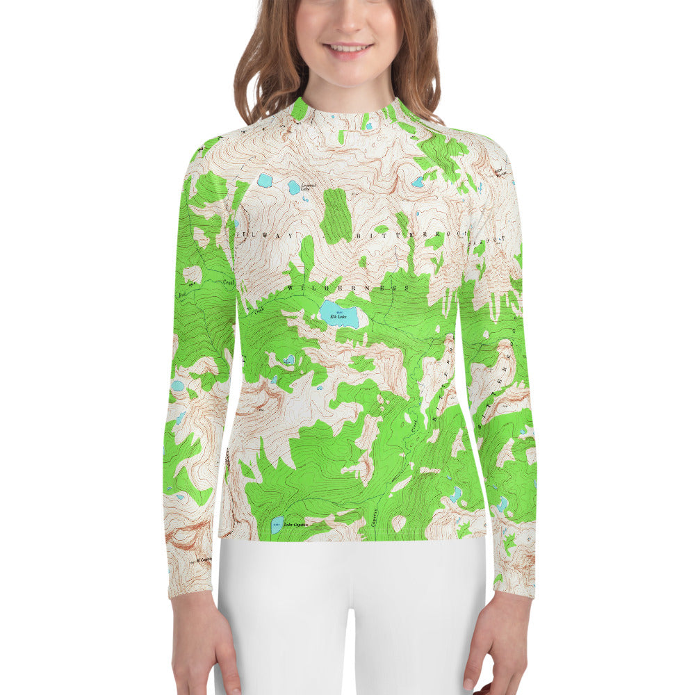 Elk Lake Youth Rash Guard
