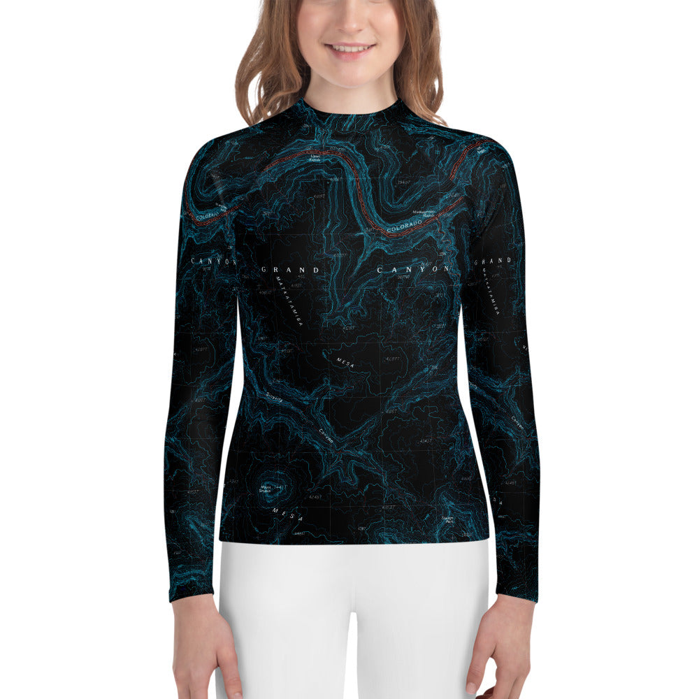 Grand Canyon Midnight Youth Rash Guard