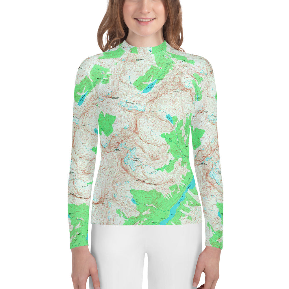 Mount Cleveland Youth Rash Guard