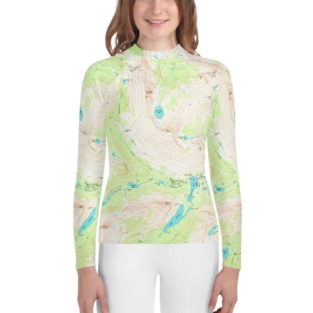 Many Glacier Youth Rash Guard