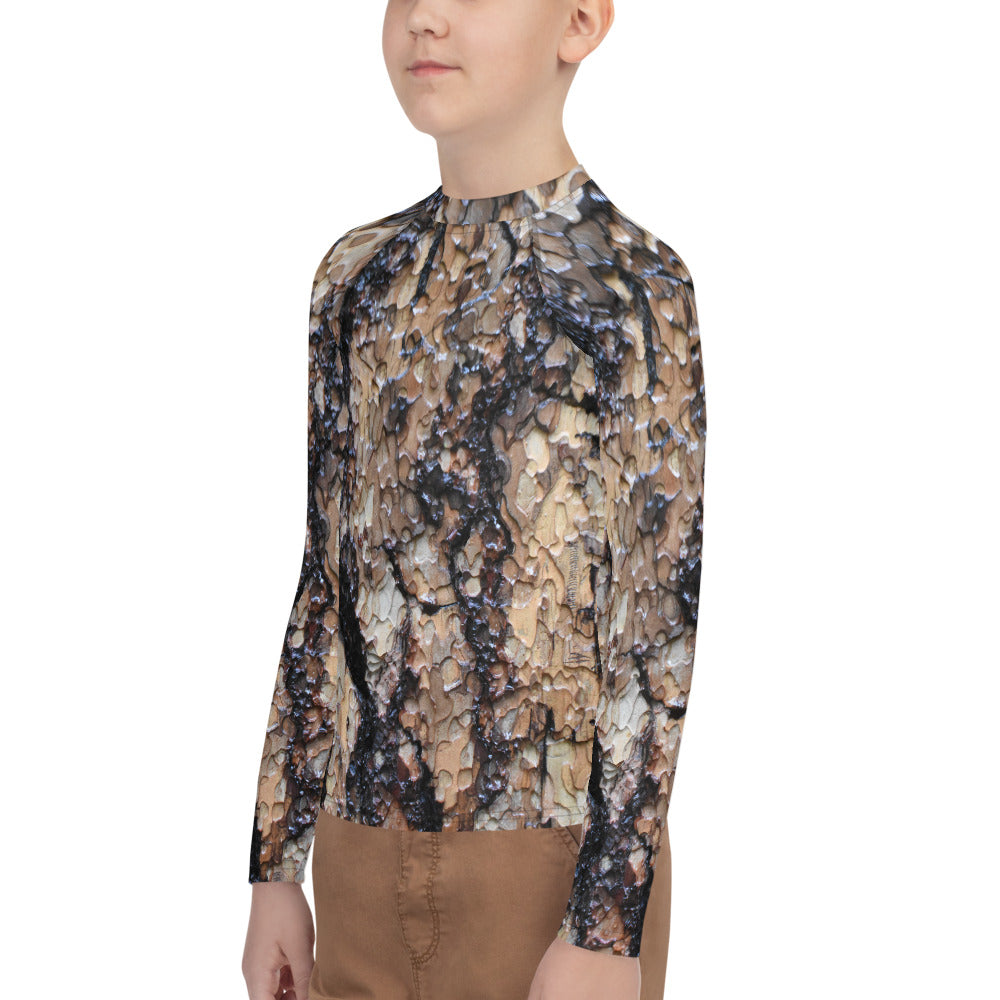 Black Ponderosa Youth Rash Guard