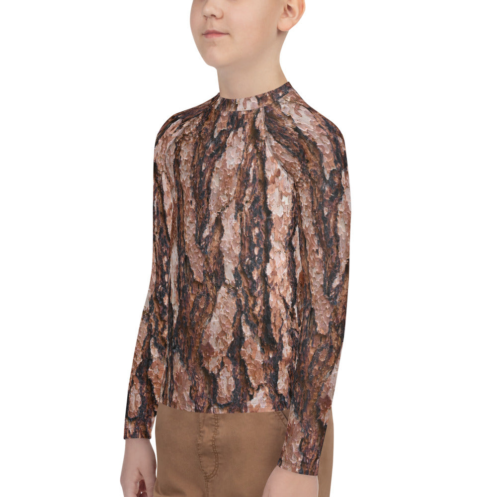 Red Ponderosa Youth Rash Guard