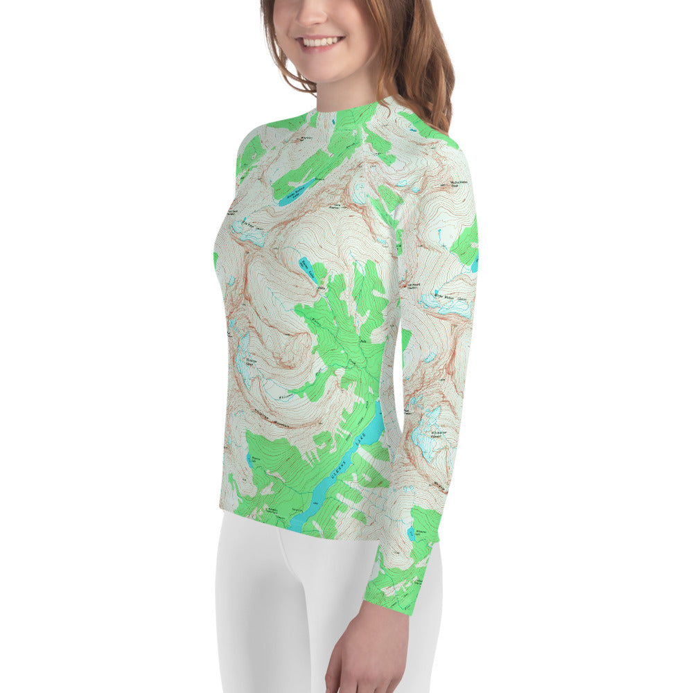 Mount Cleveland Youth Rash Guard