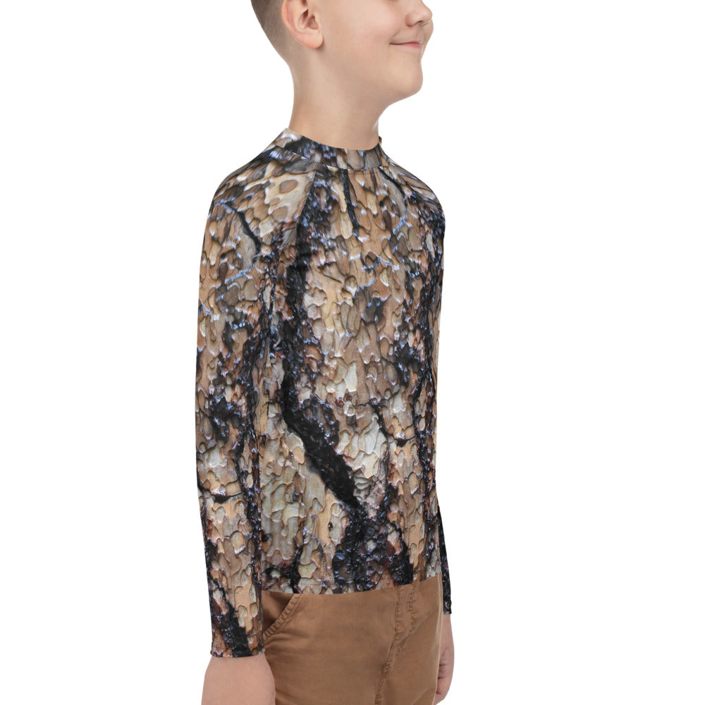 Black Ponderosa Youth Rash Guard