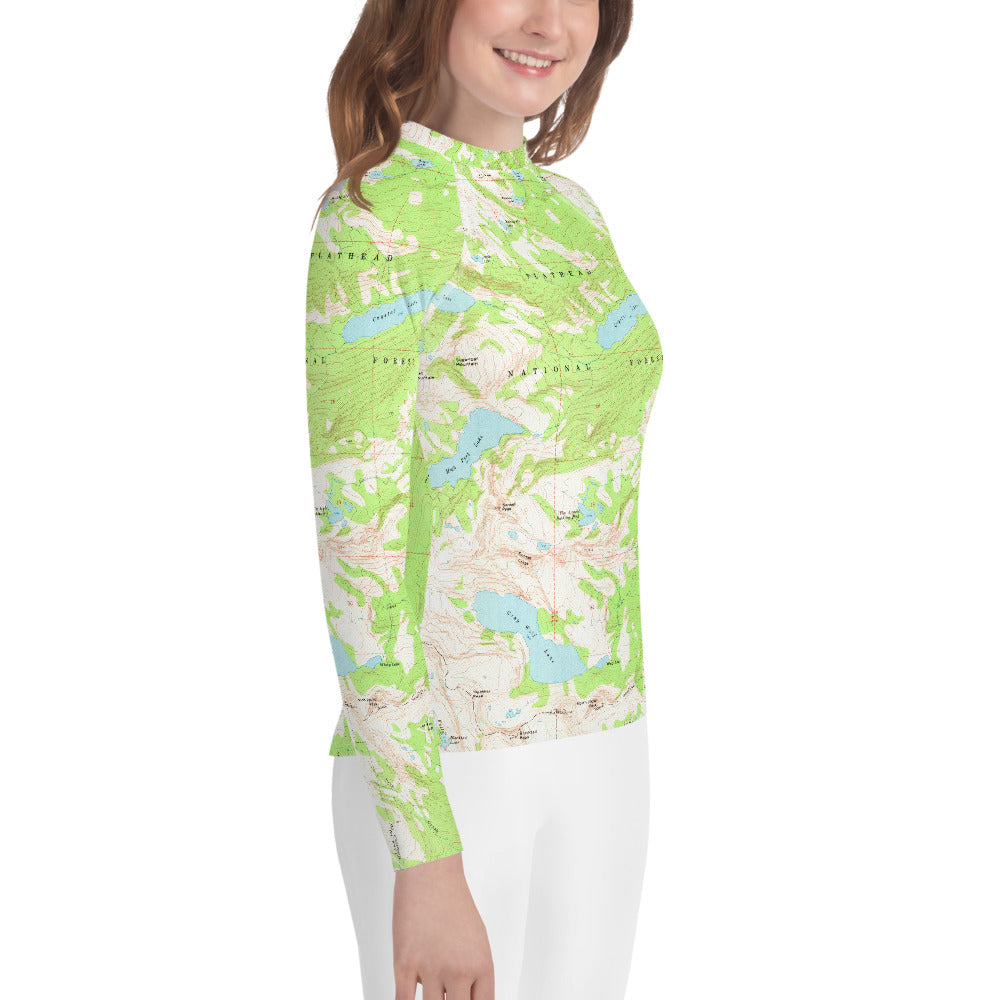 Gray Wolf Youth Rash Guard